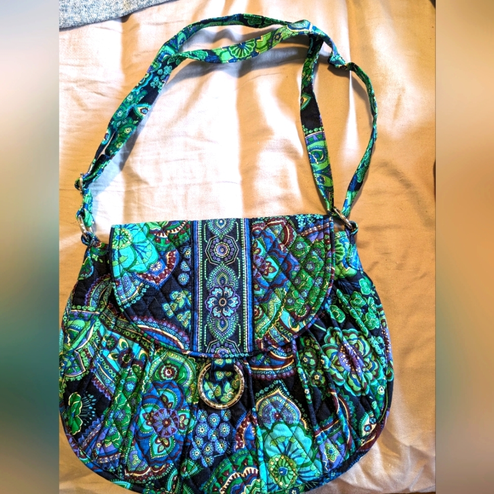 Vera Bradley Saddle up crossbody Blue Rhapsody